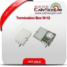 Caja de terminales de alta calidad W-12 FTTX / caja de distribución de fibra óptica